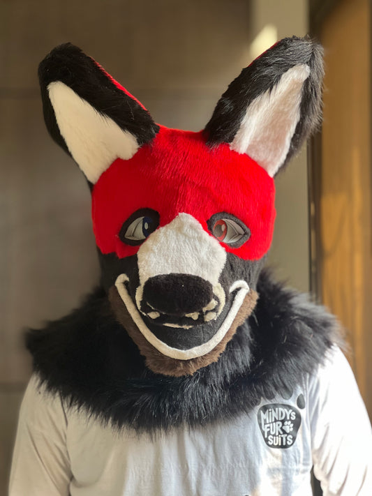 Moving Jaw Fursuit Fox Head || Fursuit Head || Red Fursuit Head || Fox Head || Pre-Made Fursuit Head